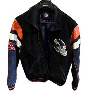 NFL Men's Denver Broncos Leather Jacket